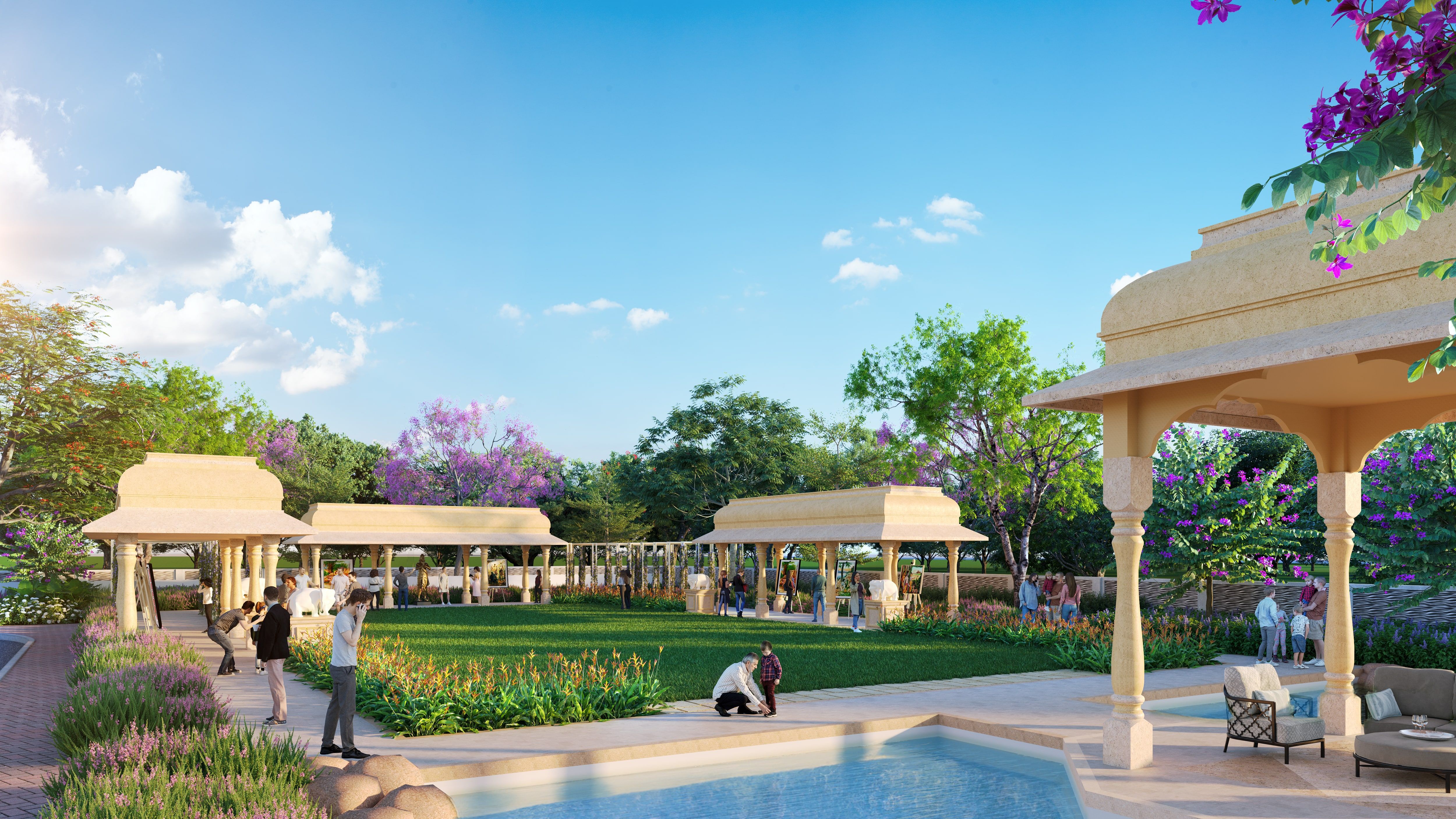 The Sarayu Royale Chitra Vithi Heritage Lawns